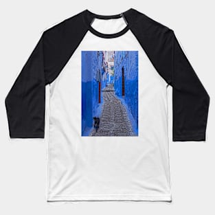 Alley Cat, Chefchaouen. Baseball T-Shirt